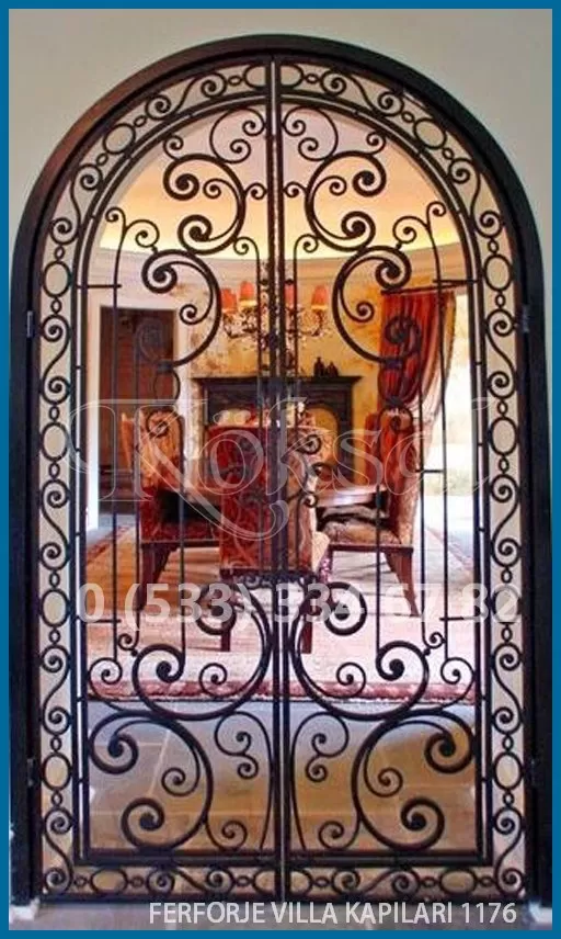 Ferforje Villa Kapıları 1176