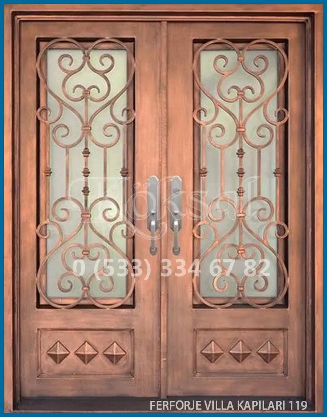 Ferforje Villa Kapıları 119