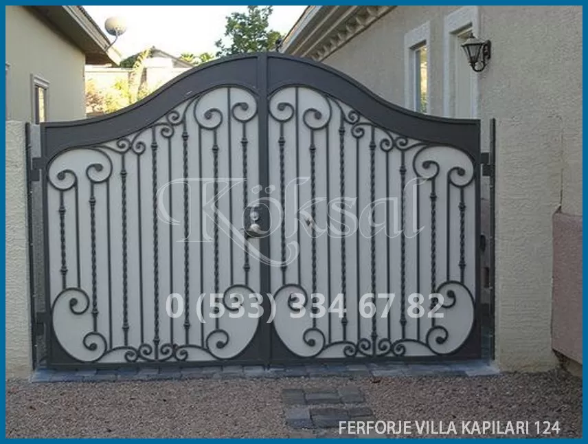 Ferforje Villa Kapıları 124