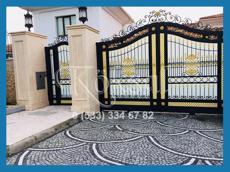 Ferforje Villa Kapıları 1500