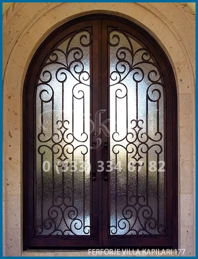 Ferforje Villa Kapıları 177