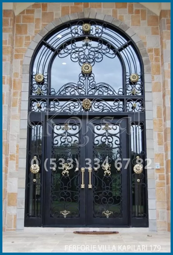 Ferforje Villa Kapıları 179