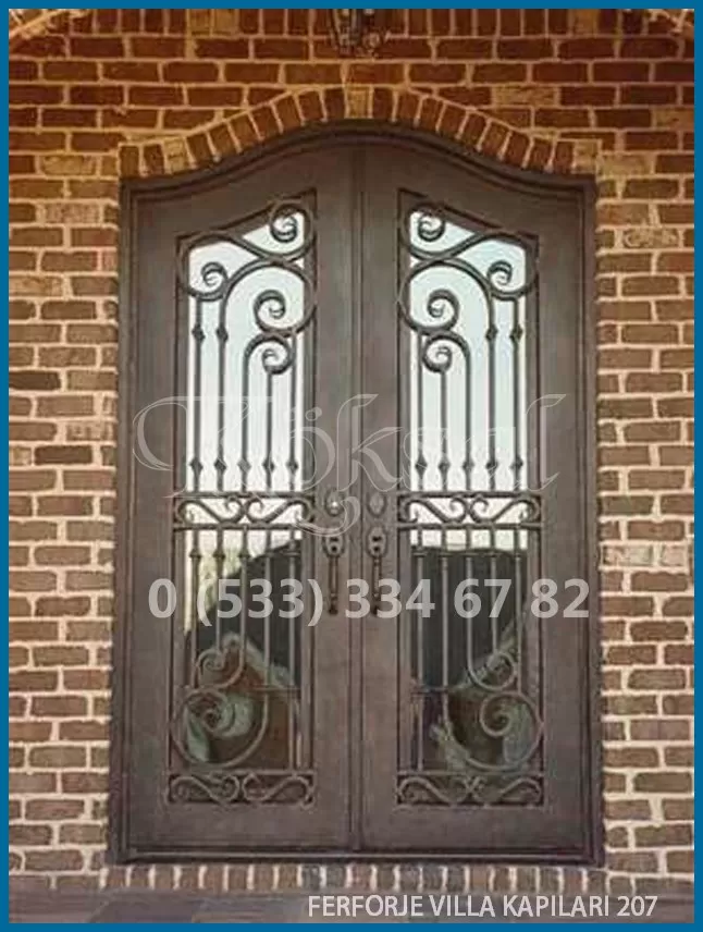 Ferforje Villa Kapıları 207