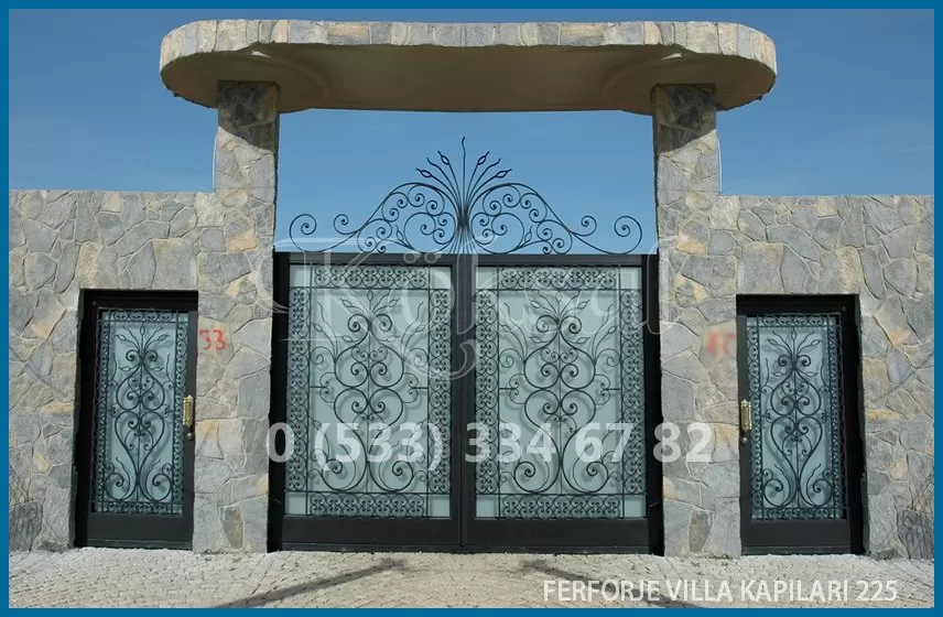 Ferforje Villa Kapıları 225