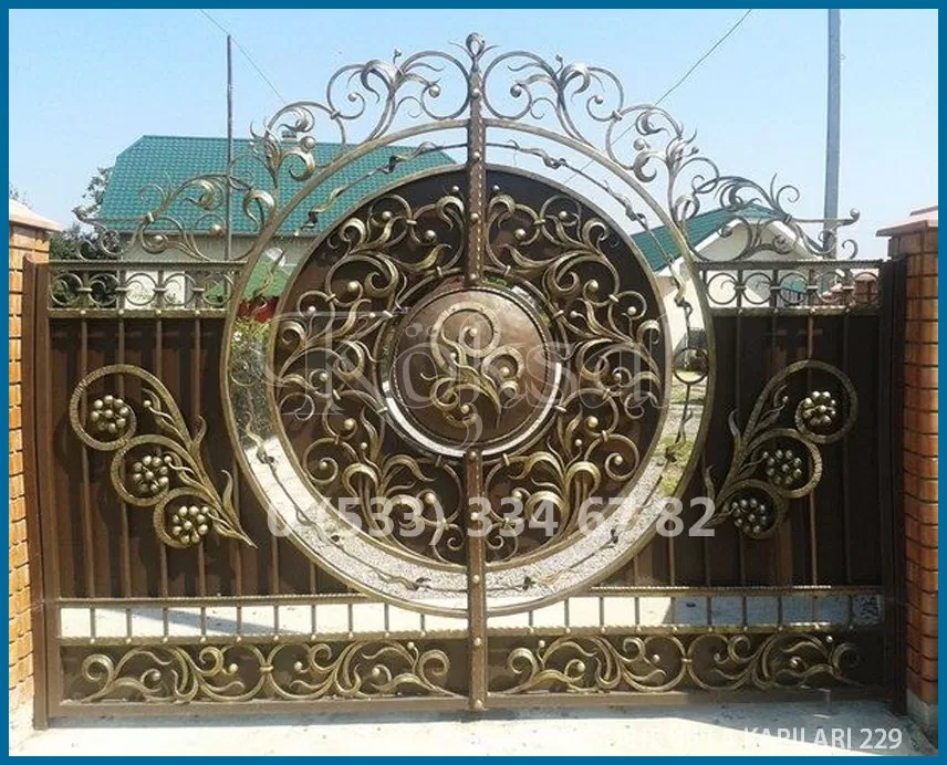 Ferforje Villa Kapıları 229