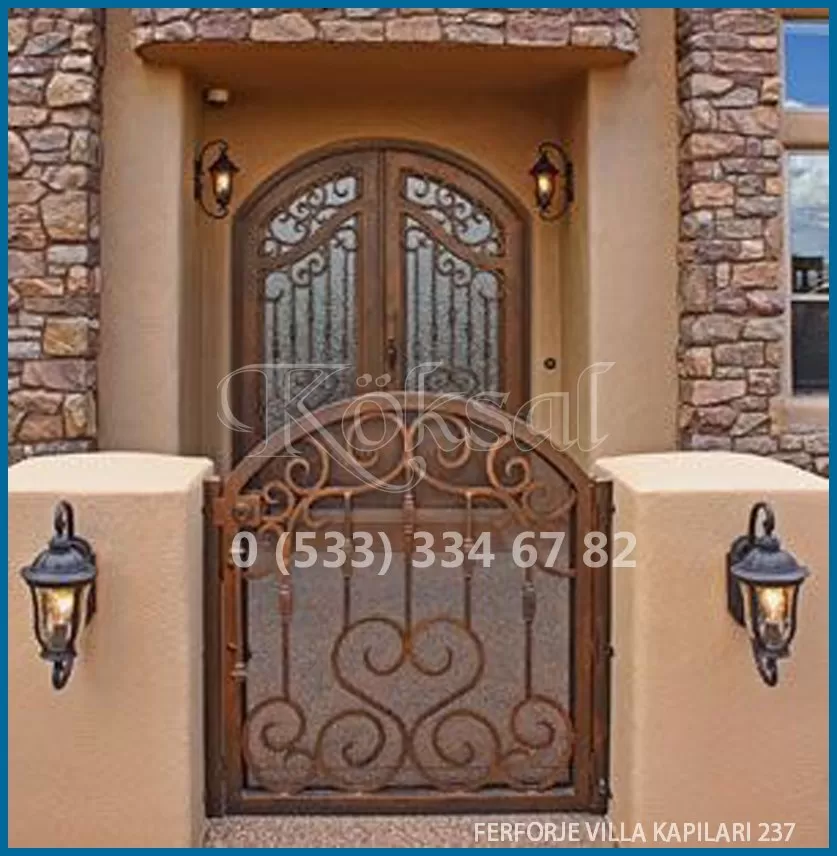 Ferforje Villa Kapıları 237