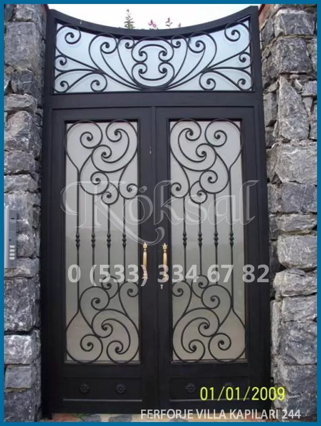 Ferforje Villa Kapıları 244