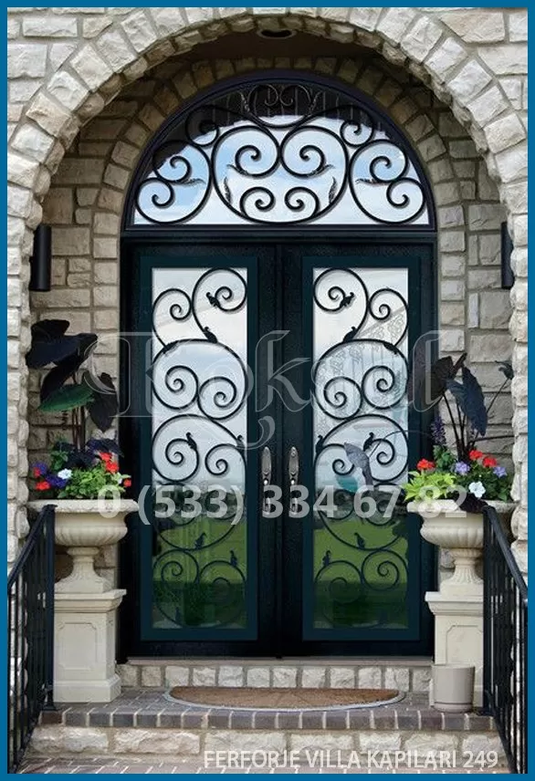 Ferforje Villa Kapıları 249