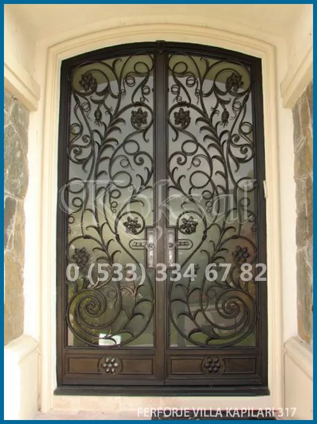 Ferforje Villa Kapıları 317