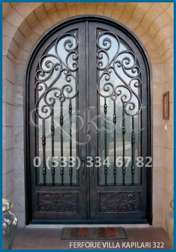 Ferforje Villa Kapıları 322