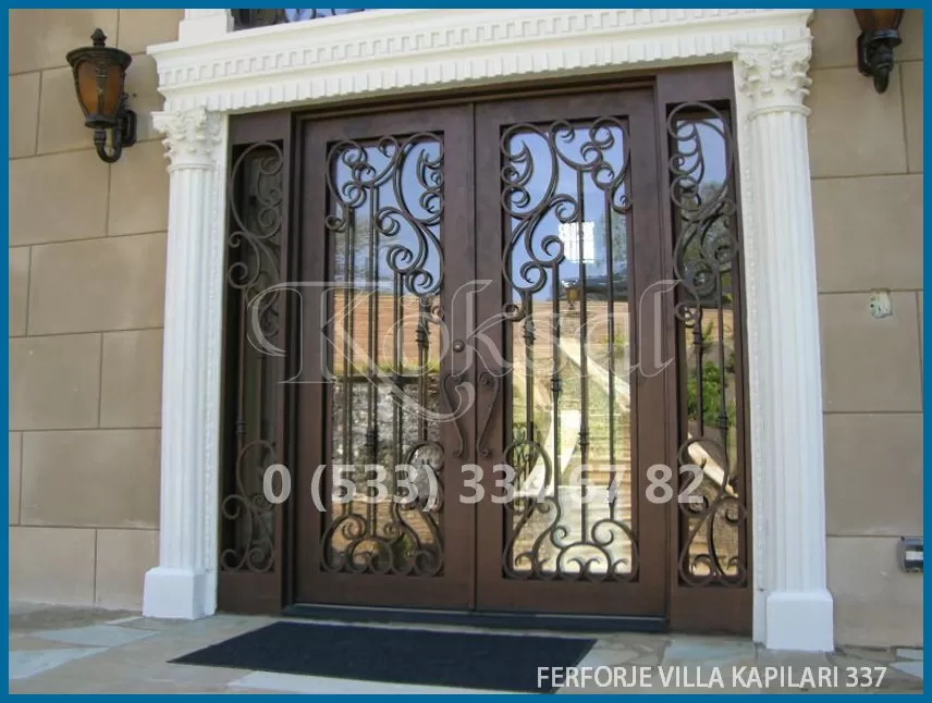Ferforje Villa Kapıları 337