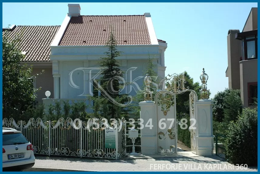 Ferforje Villa Kapıları 360