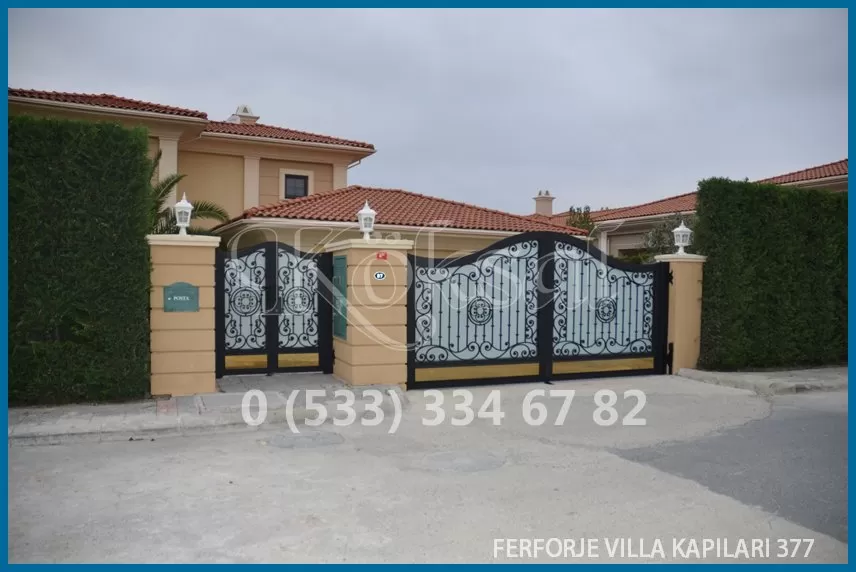 Ferforje Villa Kapıları 377