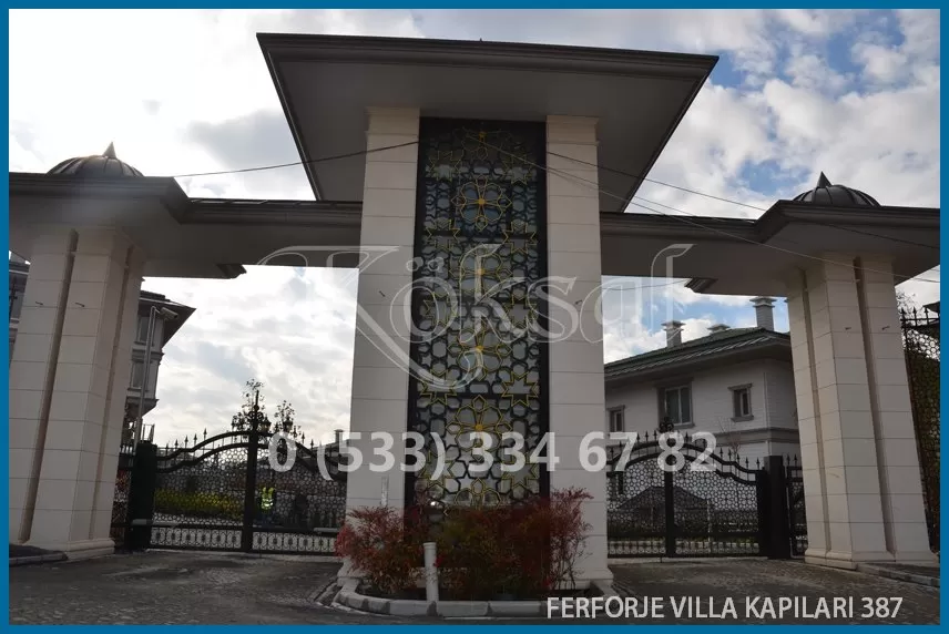 Ferforje Villa Kapıları 387