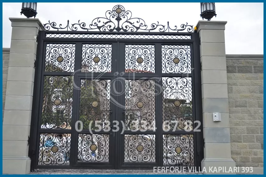 Ferforje Villa Kapıları 393