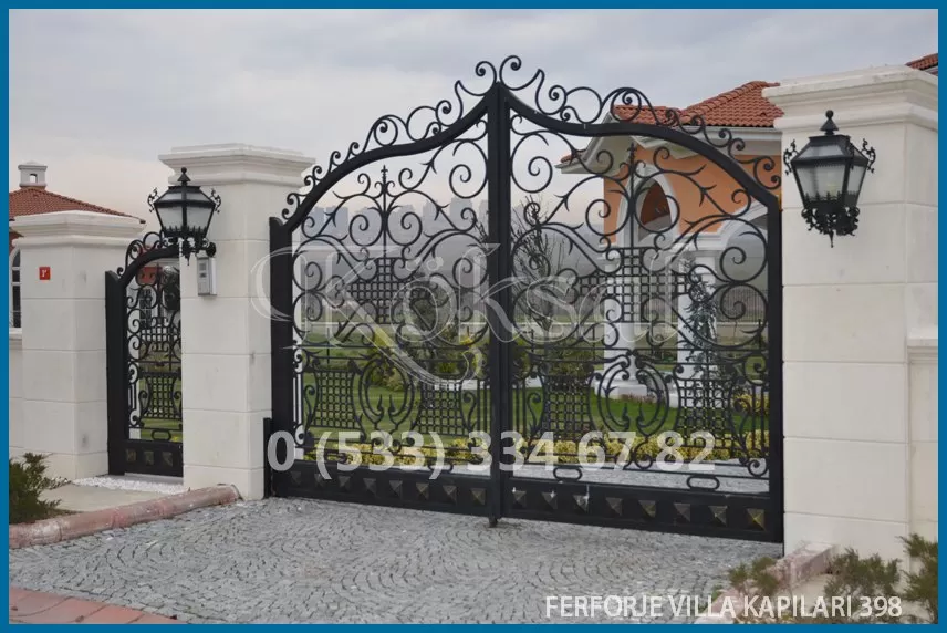 Ferforje Villa Kapıları 398