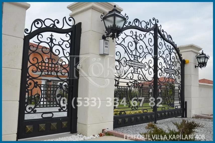 Ferforje Villa Kapıları 408