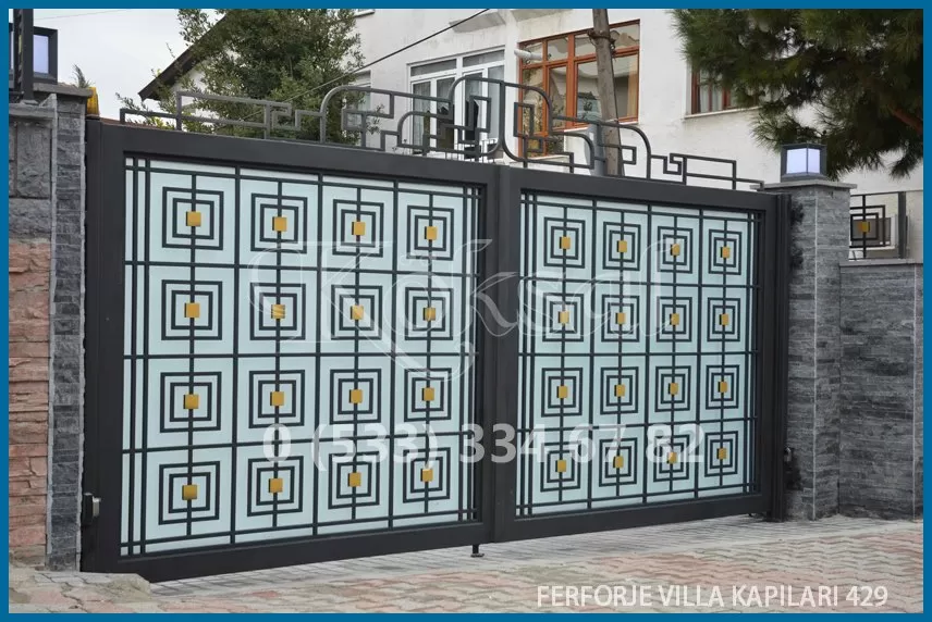 Ferforje Villa  Kapıları 429