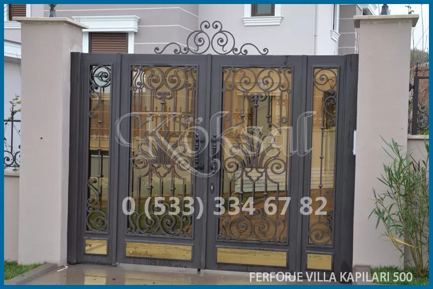 Ferforje Villa  Kapıları 500