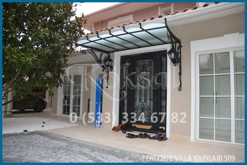 Ferforje Villa Kapıları 509