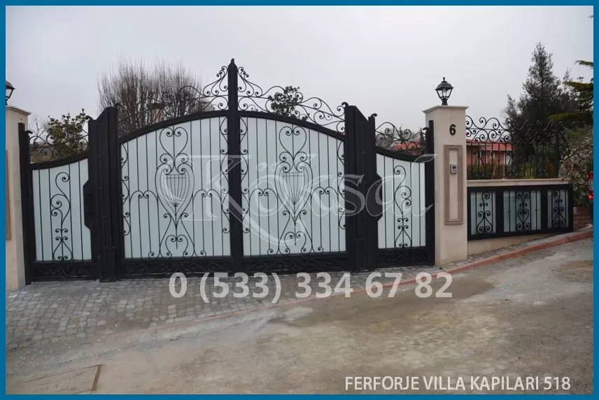 Ferforje Villa Kapıları 518
