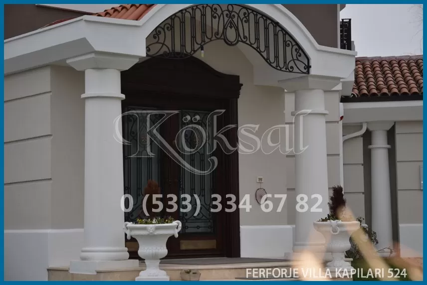 Ferforje Villa Kapıları 524