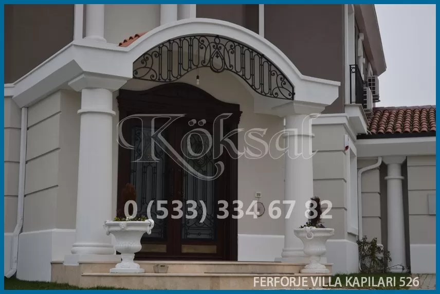 Ferforje Villa Kapıları 526