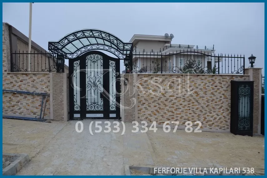 Ferforje Villa Kapıları 538