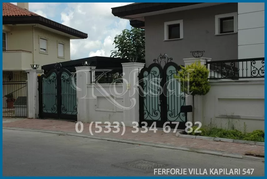 Ferforje Villa Kapıları 547