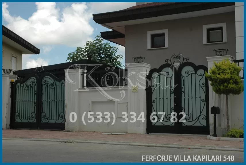 Ferforje Villa Kapıları 548