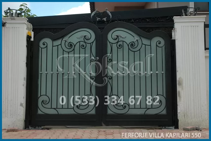 Ferforje Villa Kapıları 550