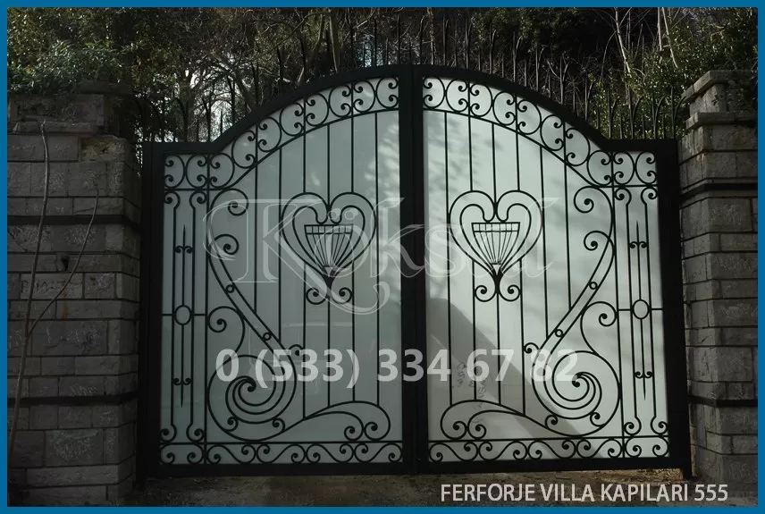 Ferforje Villa Kapıları 555