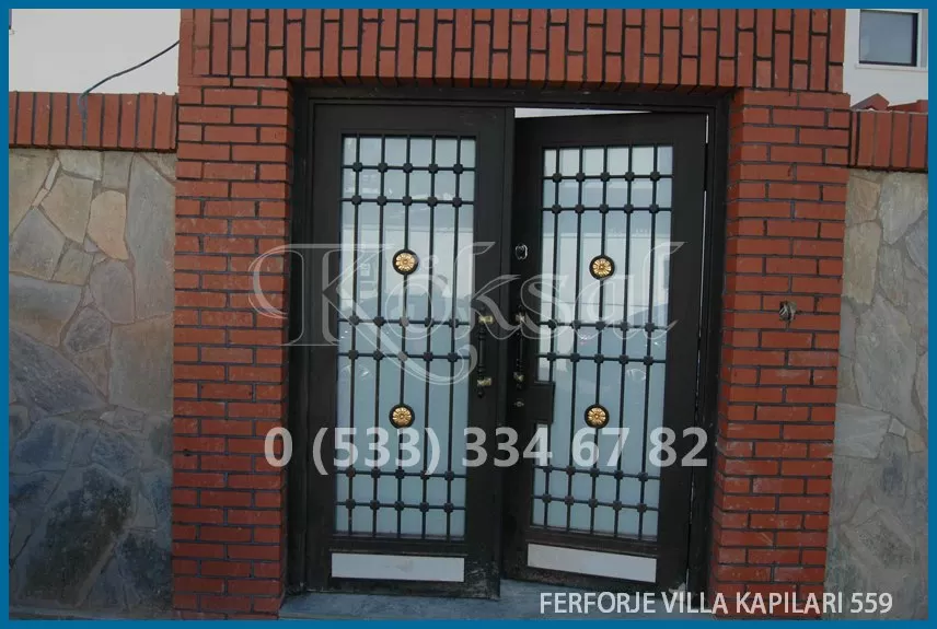 Ferforje Villa Kapıları 559