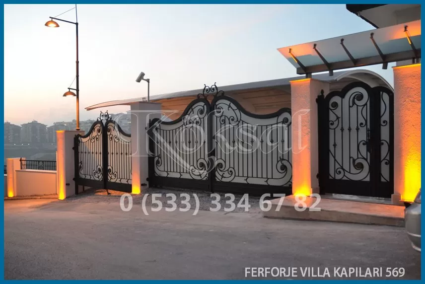 Ferforje Villa Kapıları 569