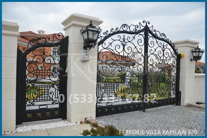 Ferforje Villa Kapıları 570