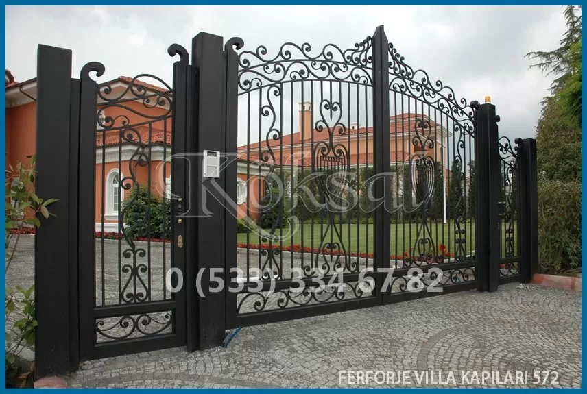 Ferforje Villa Kapıları 572