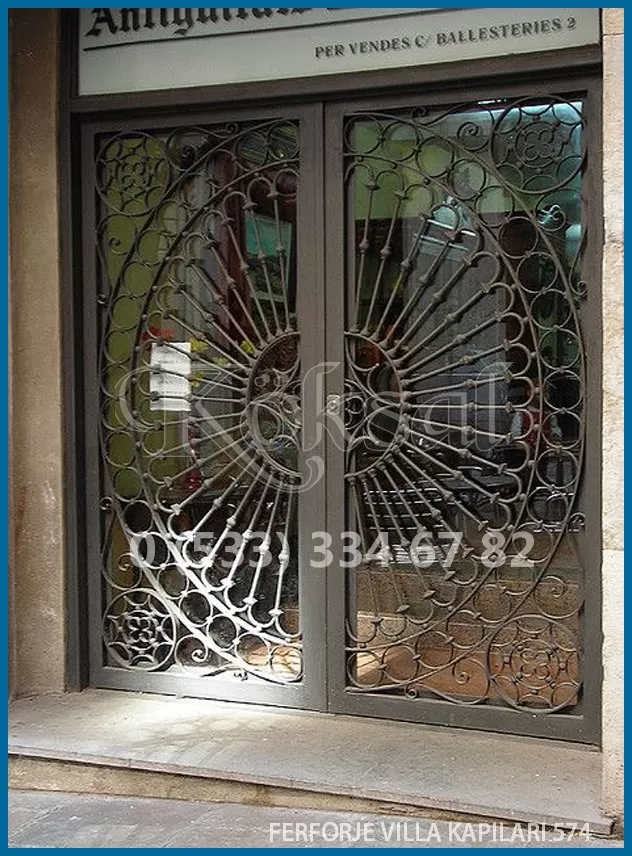 Ferforje Villa Kapıları 574