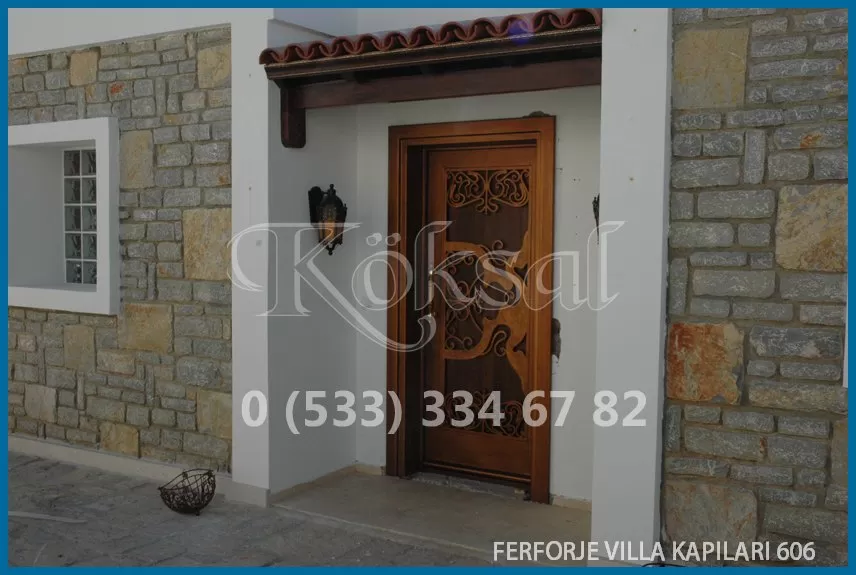 Ferforje Villa Kapıları 606