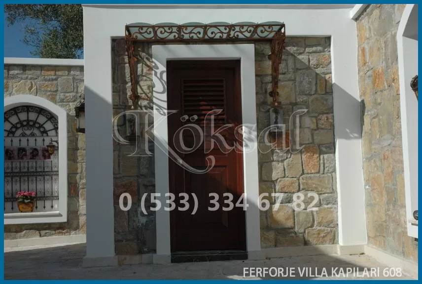 Ferforje Villa Kapıları 608