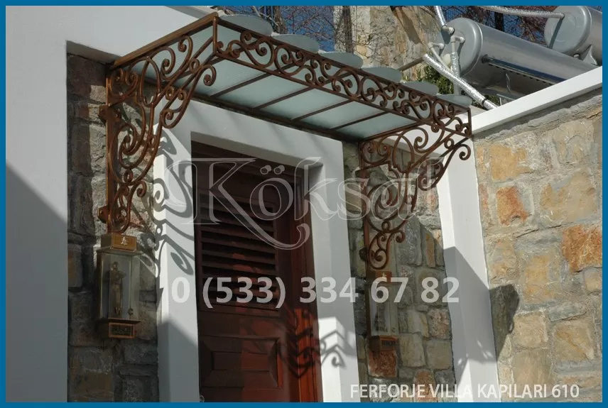 Ferforje Villa Kapıları 610