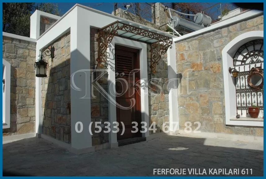 Ferforje Villa Kapıları 611