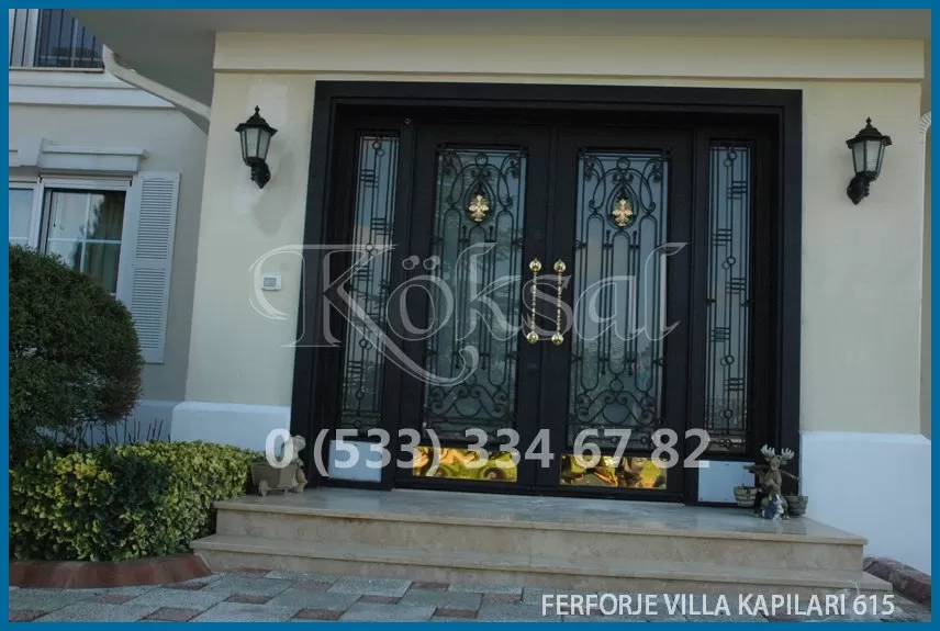 Ferforje Villa Kapıları 615