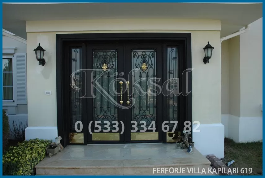 Ferforje Villa Kapıları 619