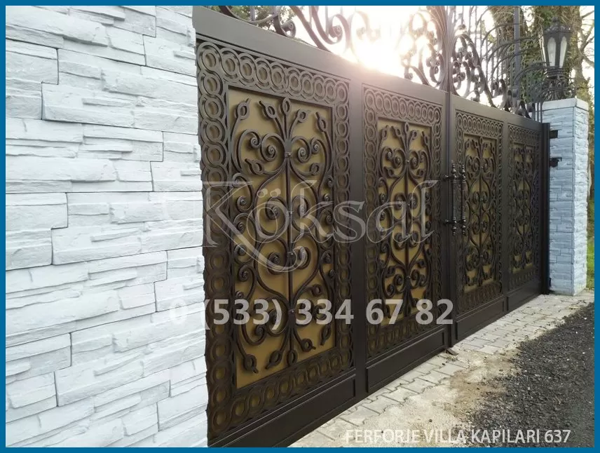Ferforje Villa Kapıları 637