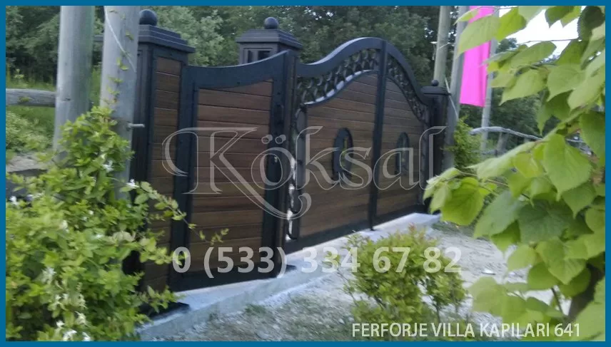 Ferforje Villa Kapıları 641