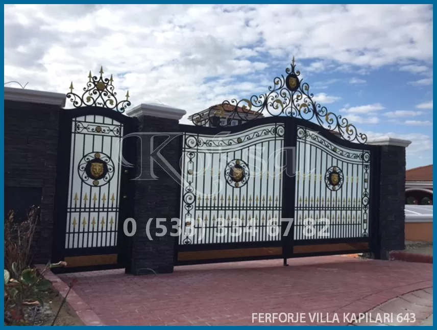 Ferforje Villa Kapıları 643