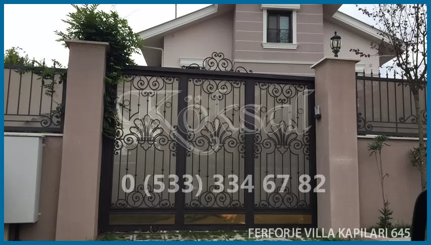 Ferforje Villa Kapıları 645