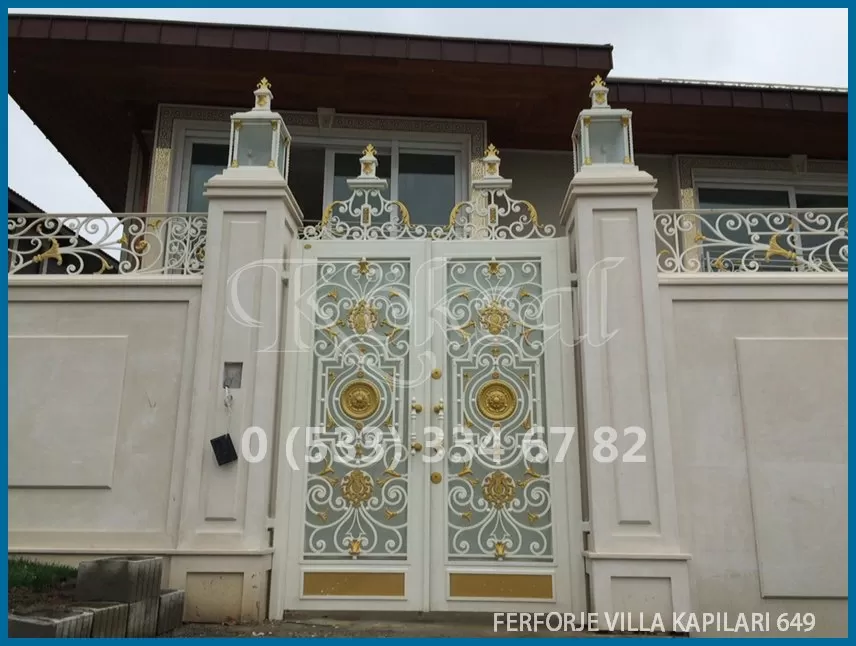 Ferforje Villa Kapıları 649