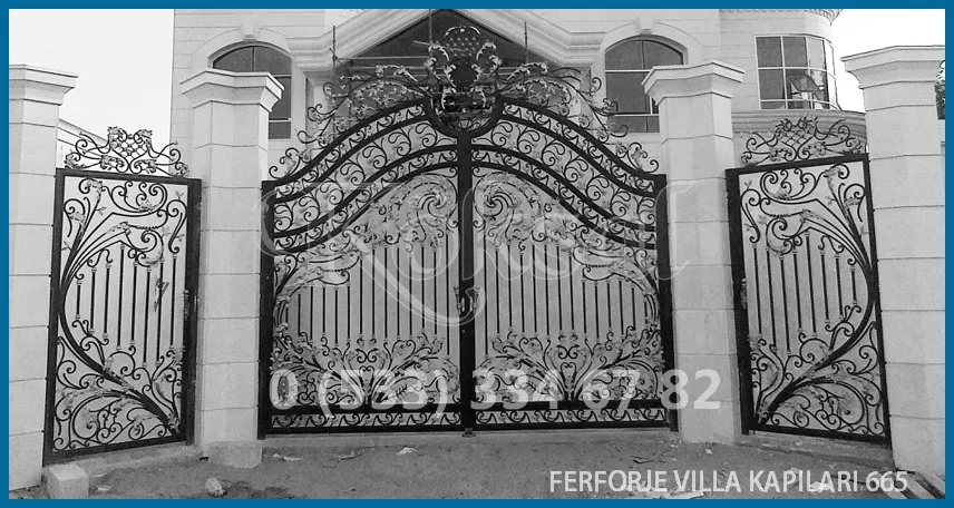Ferforje Villa Kapıları 665