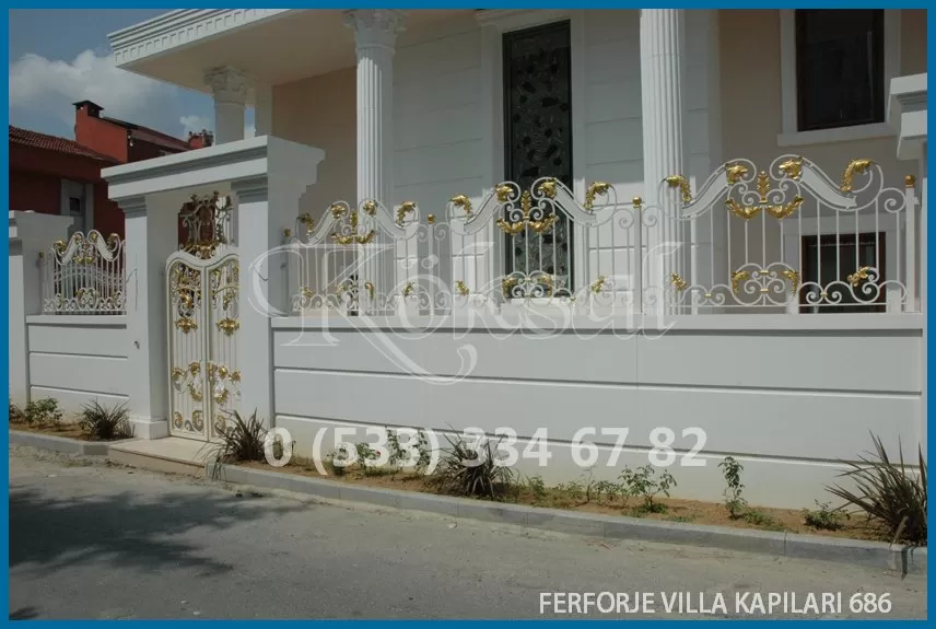 Ferforje Villa Kapıları 686